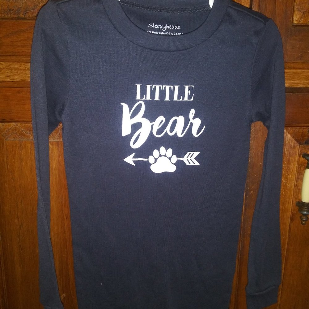 Sleepyheads Little Bear Pajama Top Size 6